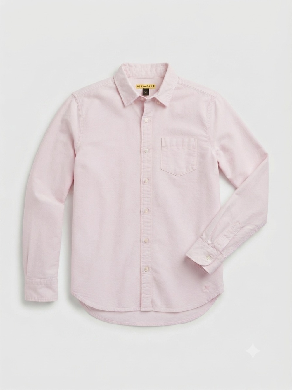 Prince & Fox Light Pink Button Down Shirt Women's XS Long Sleeve Cotton Preppy